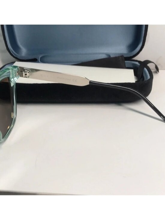 ✨ Brand New Gucci GG0976S 002 Sunglasses – Green Mint with Brown Lenses ✨ main image 7